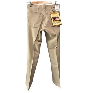 NEW Wrangler Wrancher Men 28x30 Tan‎ Dress Jeans High Rise Pants A2kH